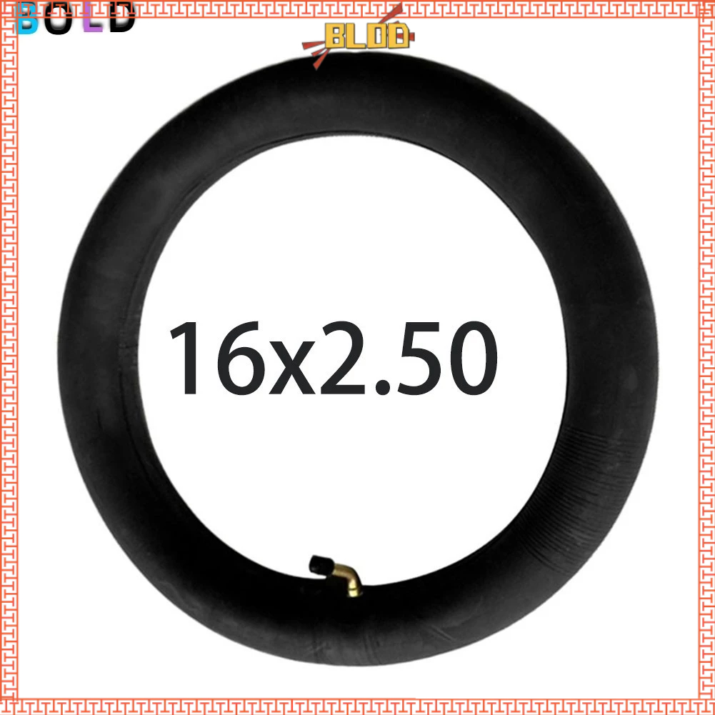 [BLOD] ยางในยางบิวทิล 16 นิ้ว 16x2.125/2.50 สําหรับไฟฟ้า/e-bike Black