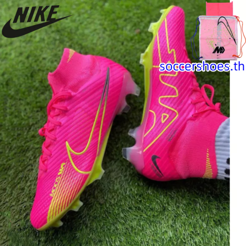 รองเท้าฟุตบอล Air zoom Mercurial 15 CR7 Vapor Elite FG Outdoor Men's Football Boots จัดส่งถึงบ้าน