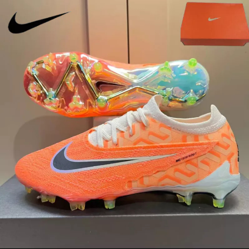 รองเท้าฟุตบอล Gripknit PHANTOM GX ELITE - เลเซอร์สีขาว สีชมพู สีฟ้า Soccer shoes