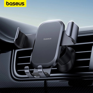 Baseus Metal Age Go ที่ยึดโทรศัพท์ในรถยนต์ แบบแรงโน้มถ่วง รุ่นติดช่องแอร์ ป้องกันการสั่น ลดเสียงรบกวน