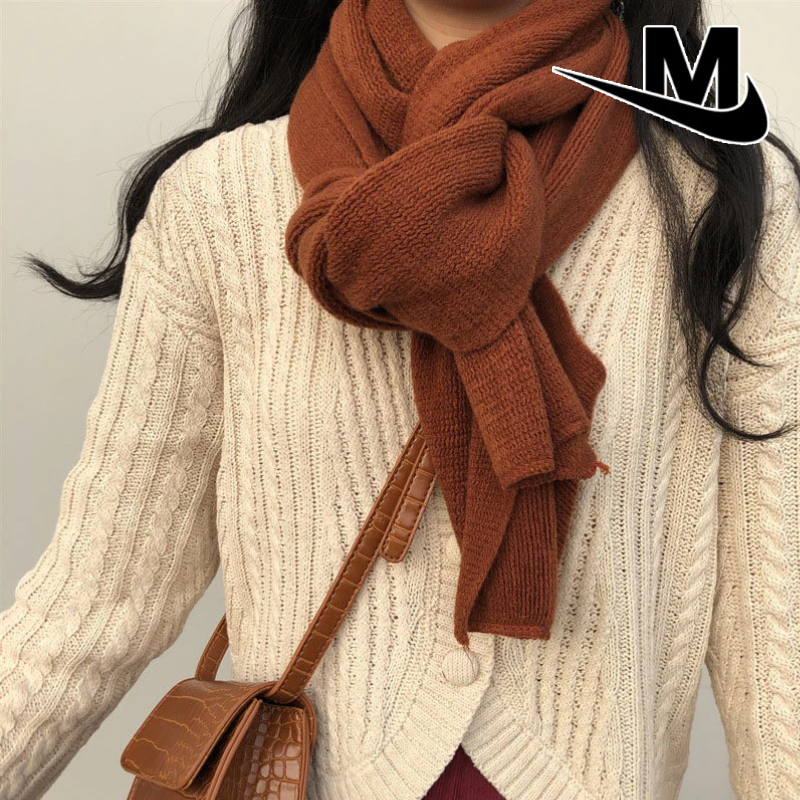 MRJJVIALY ผ้าพันคอผู้ชายผ้าพันคอคู่แคชเมียร์สีทึบ