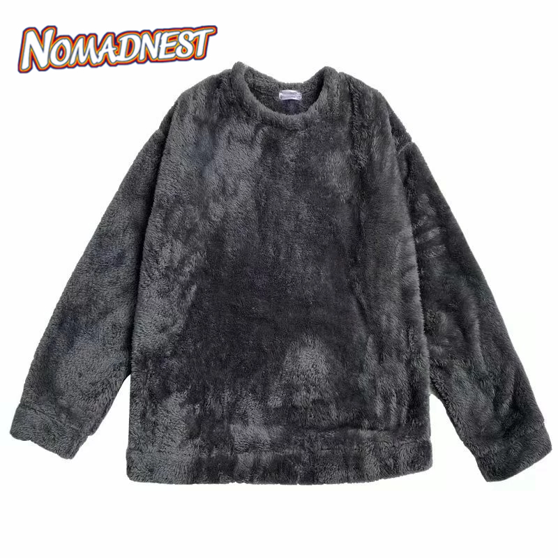 Bonnie Cathy  เสื้อกันหนาวผู้ชายสไตล์ฮ่องกง อิน แฟชั่นแบรนด์สองด้านตุ๊กตาคู่ หมวก