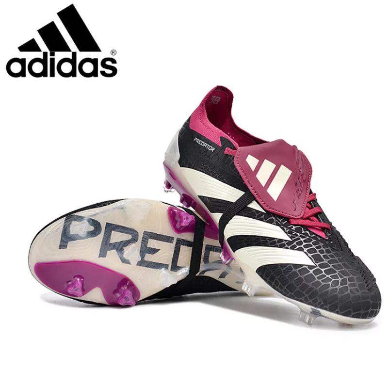 รองเท้าฟุตบอล Predator 30 Accelerator Full Black FG Outdoor Football Shoes Free Shipping