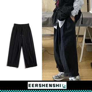 EERSHENSHI กางเกงผู้ชาย Retro Overalls แบรนด์แฟชั่น All-Matc…