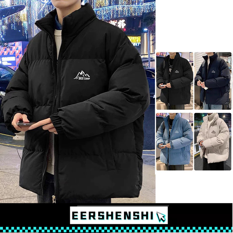 EERSHENSHI เสื้อผ้าฝ้ายผู้ชายฤดูหนาวเสื้อภูเขาหิมะพิมพ์ทุกการแข่งขันสบายๆหลวมด้านบน
