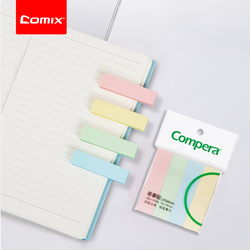 Comix Compera Multi-Color Sticky Note Set - เสริมองค์กรของคุณด้วย Categorization สีสันสดใส