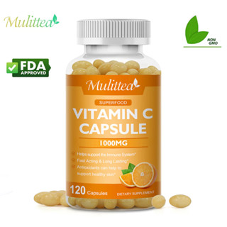 Mulittea Vitamin C Capsules 1000 Mg วิตามินซี ช่วยสนับสนุนระ…