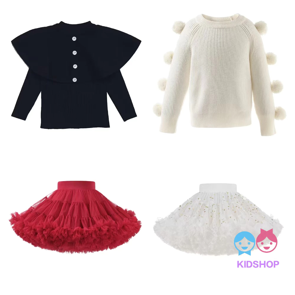 ใหม่เสื้อกันหนาวสีขาวสาวแจ็คเก็ตที่อบอุ่นถักสวมใส่ด้านนอกคริสต์มาสจับคู่ชุดกระโปรง