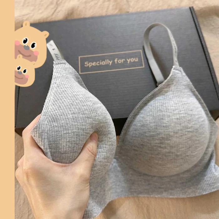 🎀bearbra🎀New บราไร้โครงเพื่อ สุขภาพ บราไม่มีโครง สปอร์ตบรา บราใส่นอน สวมใส่สบาย