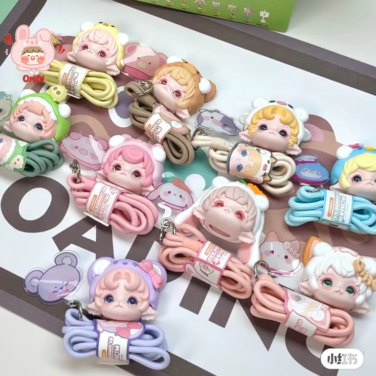 ส่งภายใน 24 ชั่วโมง MIMIA Mijuan Slumber Party Phone Rope Blind Box สายคล้องคอ กล่องสุ่ม ลุ้น SECRET