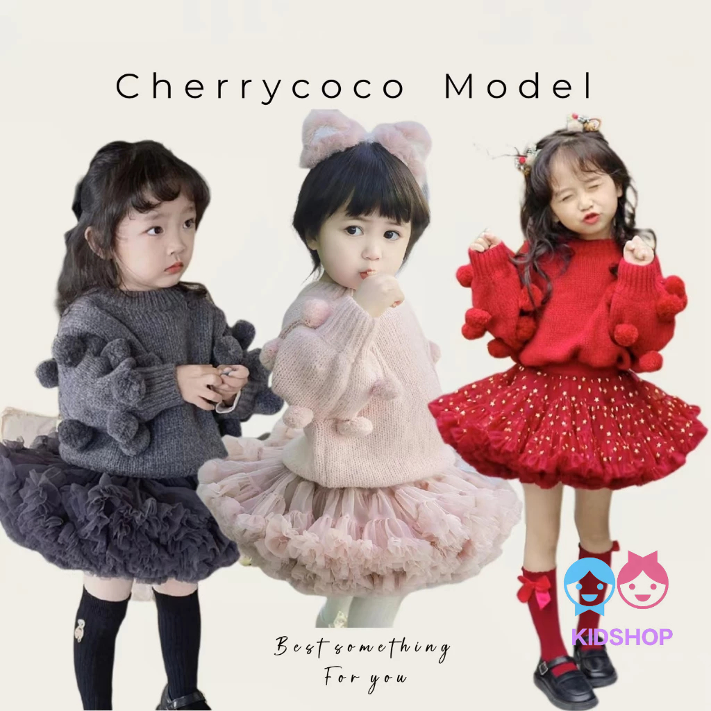 ใหม่สไตล์สาวตูกระโปรงจับคู่เสื้อถักเสื้อผ้าปีใหม่สวมใส่ทุกวัน