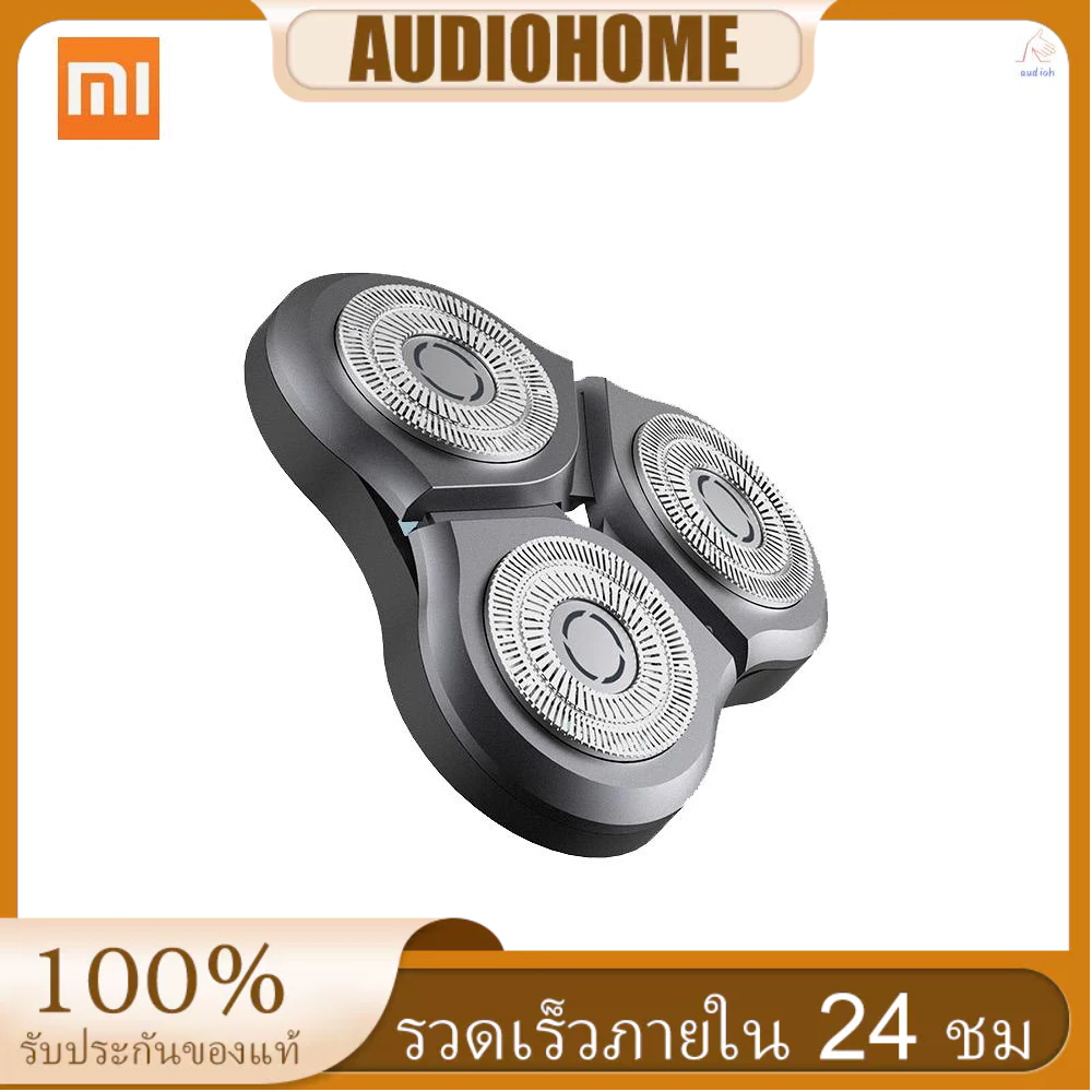หัวใบมีดโกนหนวดไฟฟ้า แบบสองชั้น กันน้ํา สําหรับ Xiaomi Mijia S300 S500 S500C