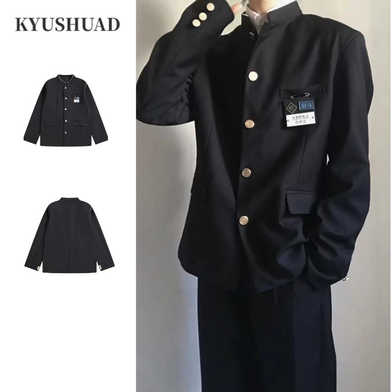 KYUSHUAD เสื้อสูทคอปกตั้งแบบญี่ปุ่น, เสื้อสูทนักเรียน,