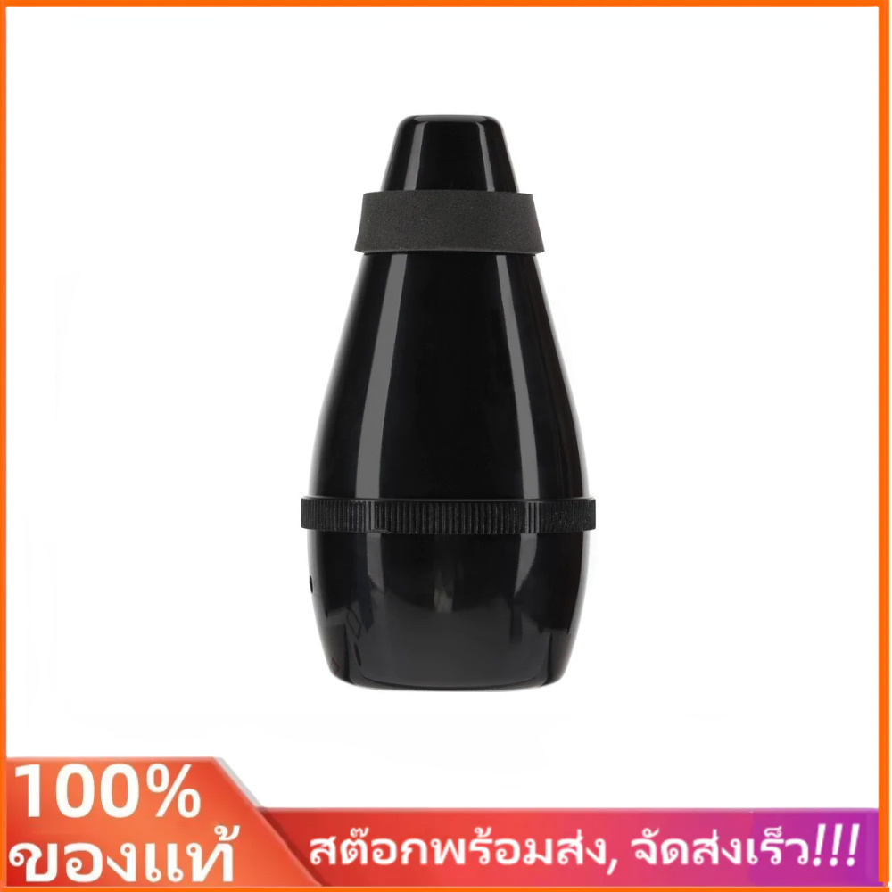 【 Sz1 】Trumpet Mute Silencer Plastic Practice สีดําน ้ ําหนักเบา