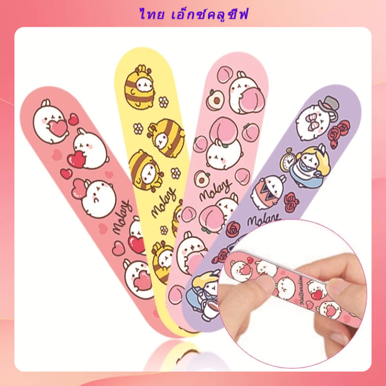 สติกเกอร์ตะไบขัดเล็บ ขนาดเล็ก 9 ซม. สําหรับตกแต่งเล็บ