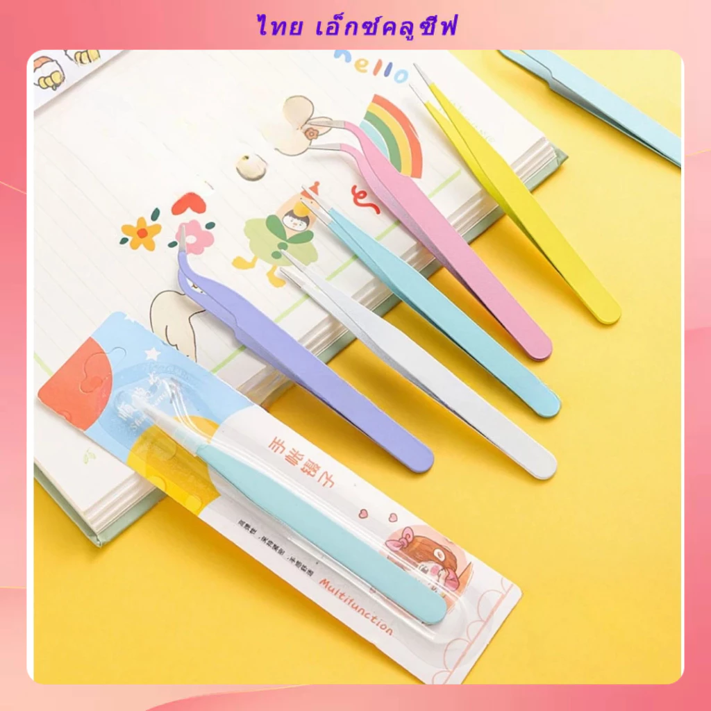 แหนบสเตนเลส สีมาการอง สําหรับคีบกางเต้นท์ DIY - รูปที่ 1