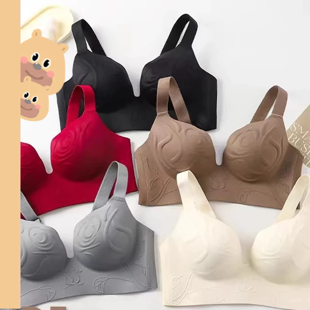 🎀bearbra🎀size 34-48 บราถนอมทรง 3D เสื้อในไซร์ใหญ่ ส่งของเร็ว1-2วันเอาใจสาวๆนมน้อยก็ตูมๆ ดูมๆได้ เก็บข้าง อกชิด ดันเข้า ผ้านิ่ม