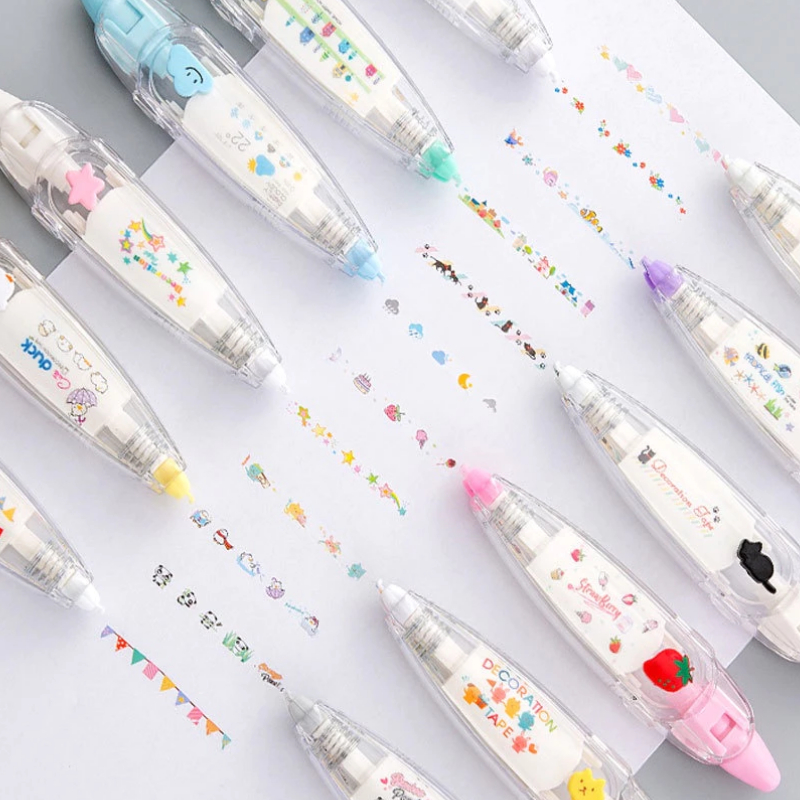 แก้ไขด้วยสติกเกอร์ตกแต่ง บัญชีมือ mark kawaii น่ารัก diy ไดอารี่สาว สมุดมือ เครื่องเขียน โรงเรียน สํานักงาน อุปกรณ์