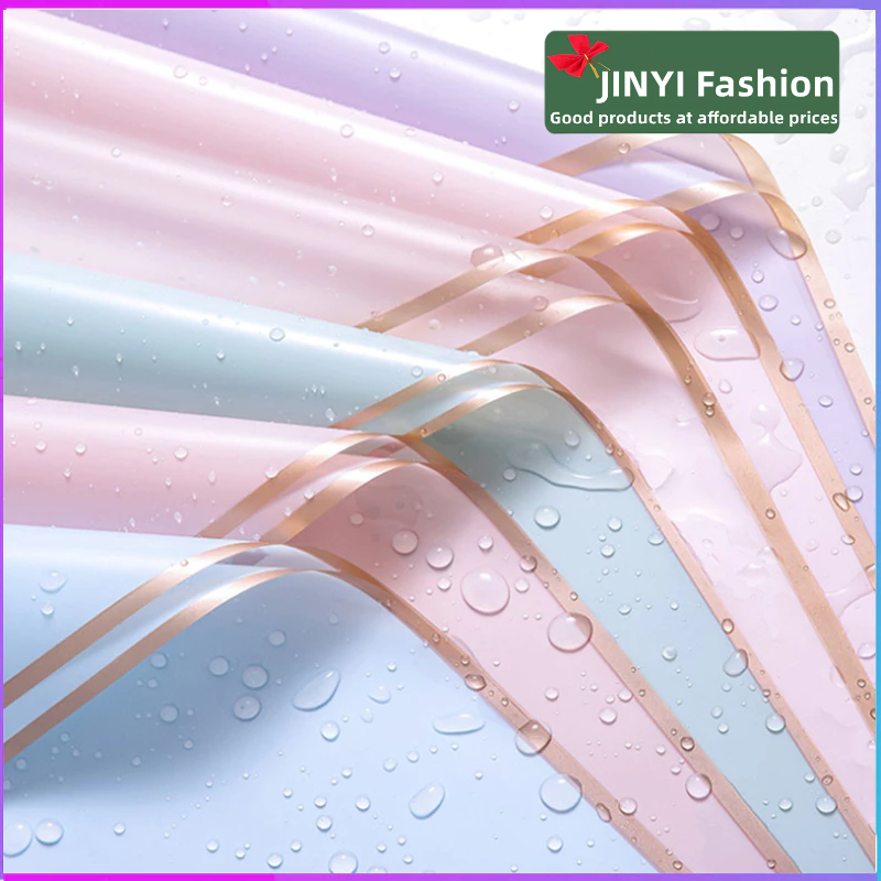 5 แผ่นทองกระดาษห่อดอกไม้กันน้ํา ~ Bouquet ของขวัญ Florist Wrapper