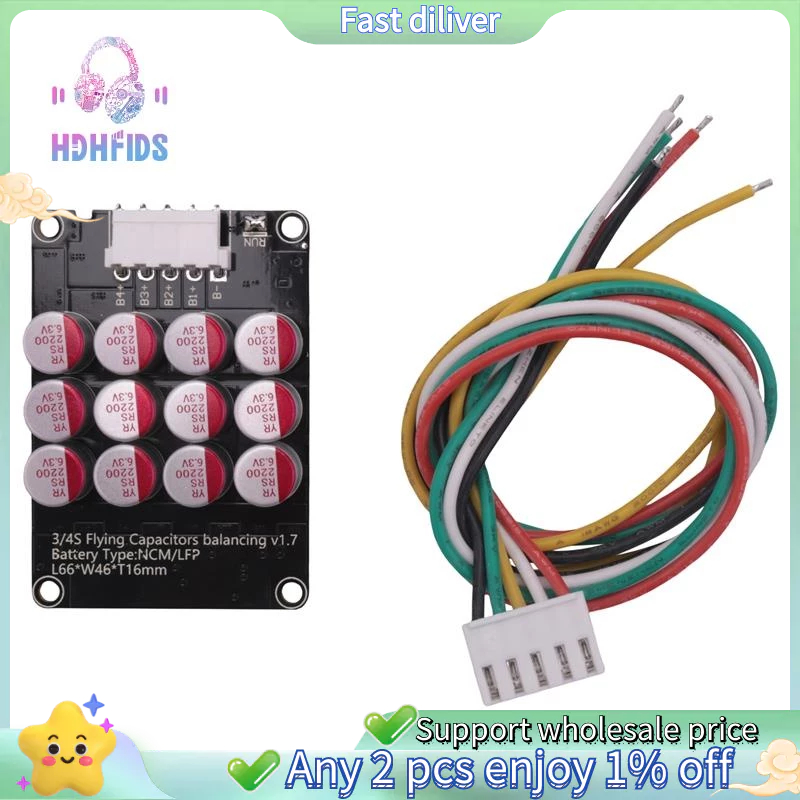 4s 5A ทั้งกลุ่ม Balancer Active BMS Board แบตเตอรี่ลิเธียม Lipo Lifepo4 แบตเตอรี่ Equalizer Energy T