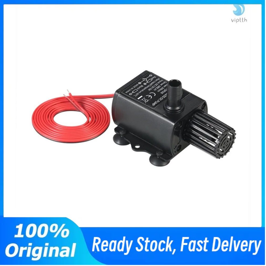 VIP-Decdeal Dc12v 5W Ultra-quiet Mini ปั๊มน้ําแบบไม่มีแปรงกันน้ํา Submersible Fountain Aquarium หมุน