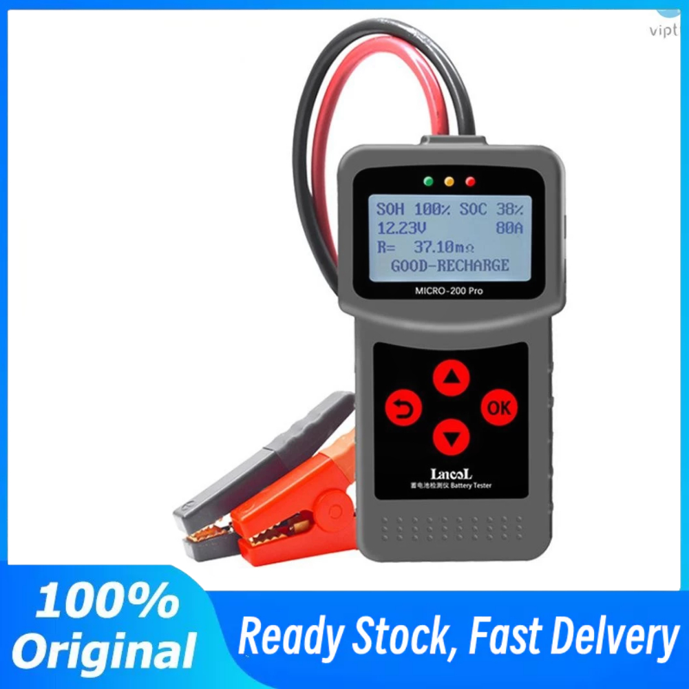 VIP-12-Voltage Car Motorcycle Battery Tester Digital Battery Analyzer Motorcycle Automotive Car Diag