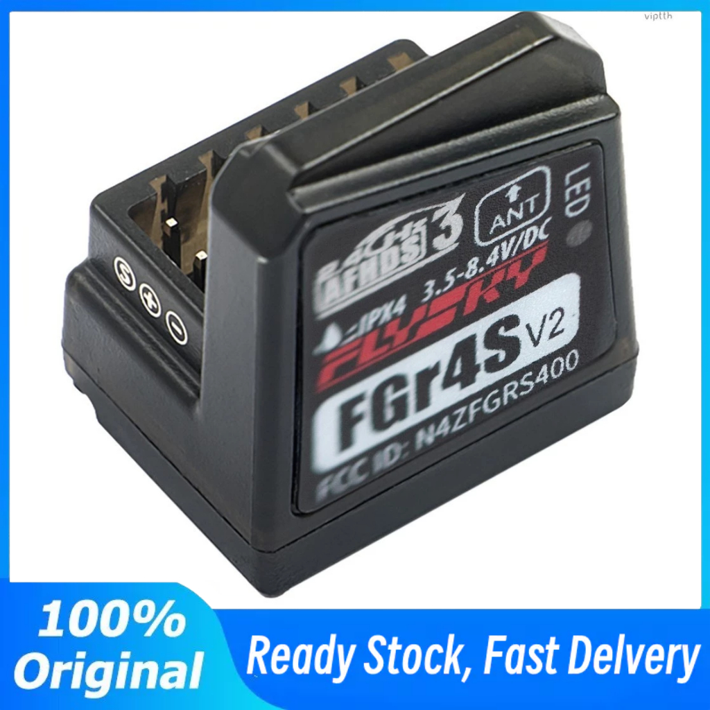 Flysky FGR4S V2 ตัวรับสัญญาณ AFHDS 3 ในตัวเสาอากาศเดี่ยวแบบสองทิศทาง PWM /PPM / IBUS ตัวรับสัญญาณเอาต์พุตสําหรับ Flysky NB4 PL18 RC เครื่องส่งสัญญาณ