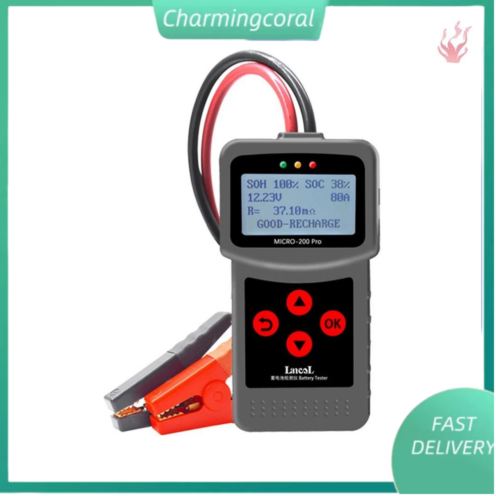 th2-12-Voltage Car Motorcycle Battery Tester Digital Battery Analyzer Motorcycle Automotive Car Diag
