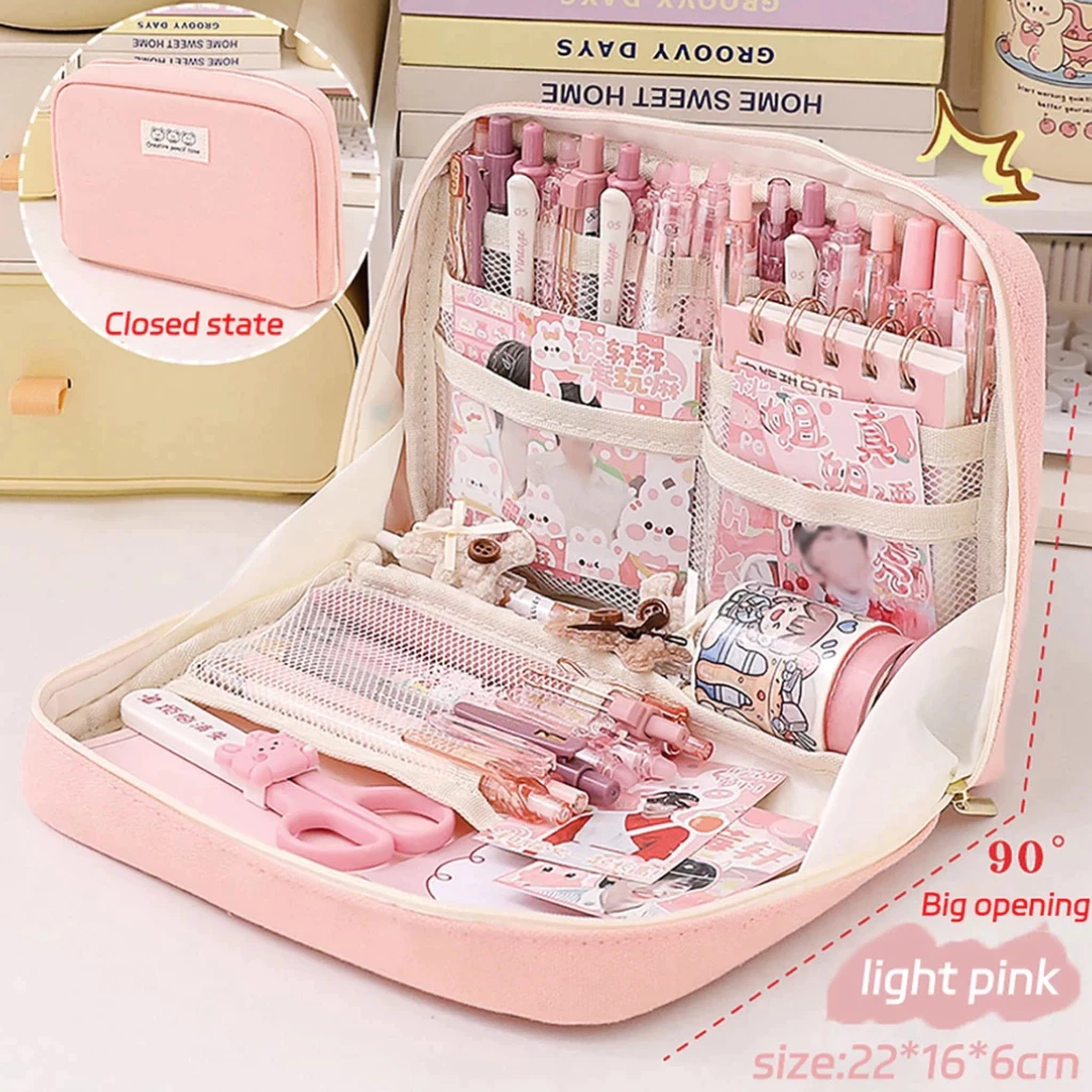 Kawaii กระเป๋าดินสอ ความจุใหญ่ สำหรับนักเรียน