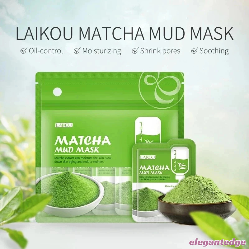 Elegant Laikou Mung Bean Deep Cleansing มาส์กโคลนหน้าซากุระ ไวท์เทนนิ่ง ทําความสะอาดรูขุมขน ลดสิวหัวดํา