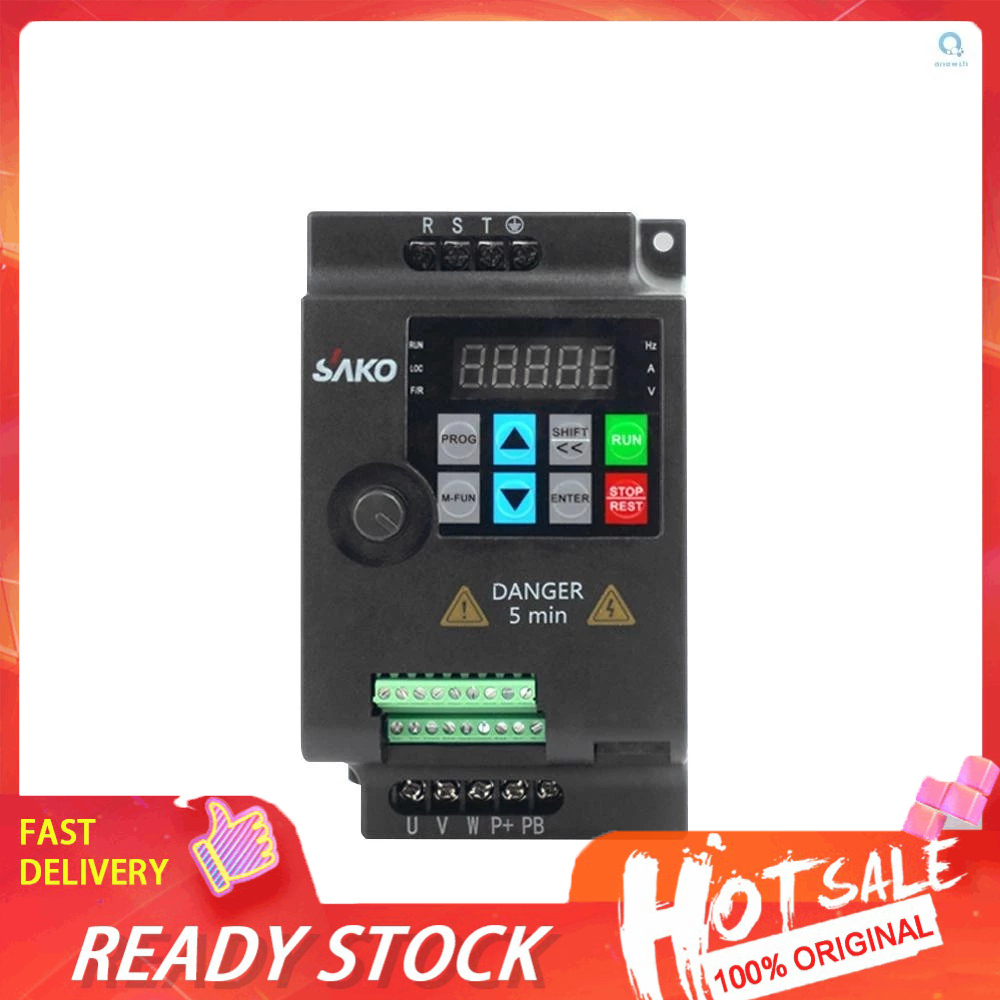 3 เฟส 380V Vector Inverter VFD ตัวแปลงความถี ่ ตัวแปรสําหรับ Stepless Motor Speed Control [Altto ]