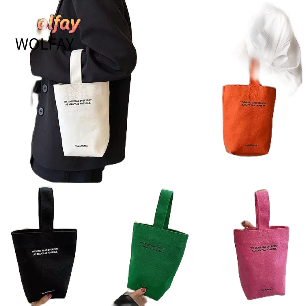 Wolfay กระเป ๋ าสะพายข ้ างผู ้ หญิงผ ้ าใบความจุขนาดใหญ ่ กระเป ๋ านักช ้ อป