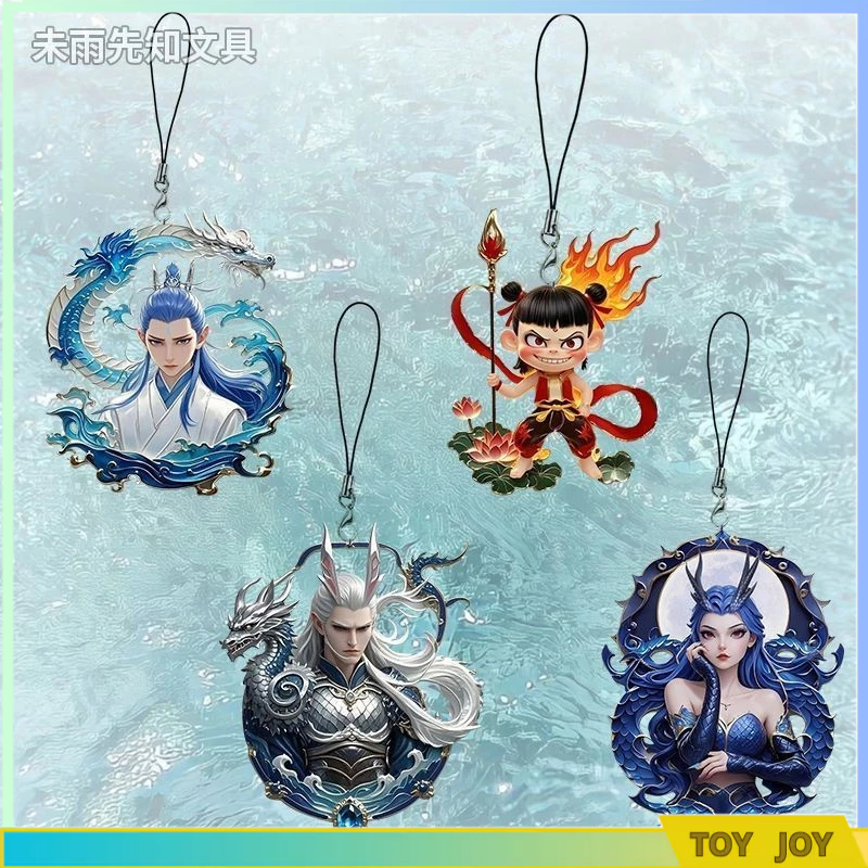 [สั่งขั้นต่ำ 2 ชิ้น] Nezha นาจา วัสดุโลหะ พวงกุญแจ จี้โทรศัพท์มือถือ
