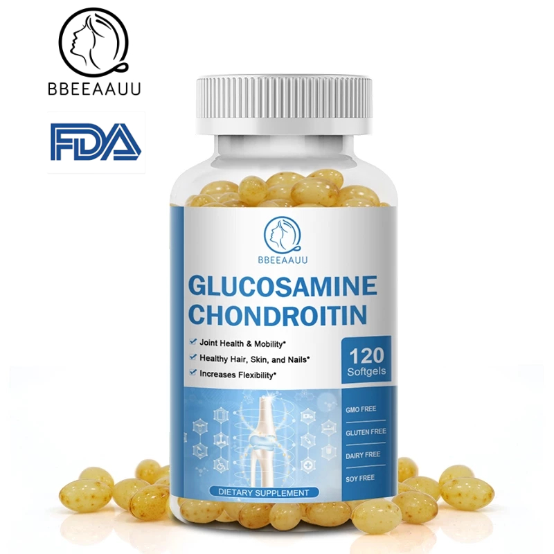 【BBEEAAUU】Glucosamine Chondroitin Collagen คอลลาเจน ลดข้ออักเสบ ข้อเสื่อม บำรุงกระดูก Peptide Bovine