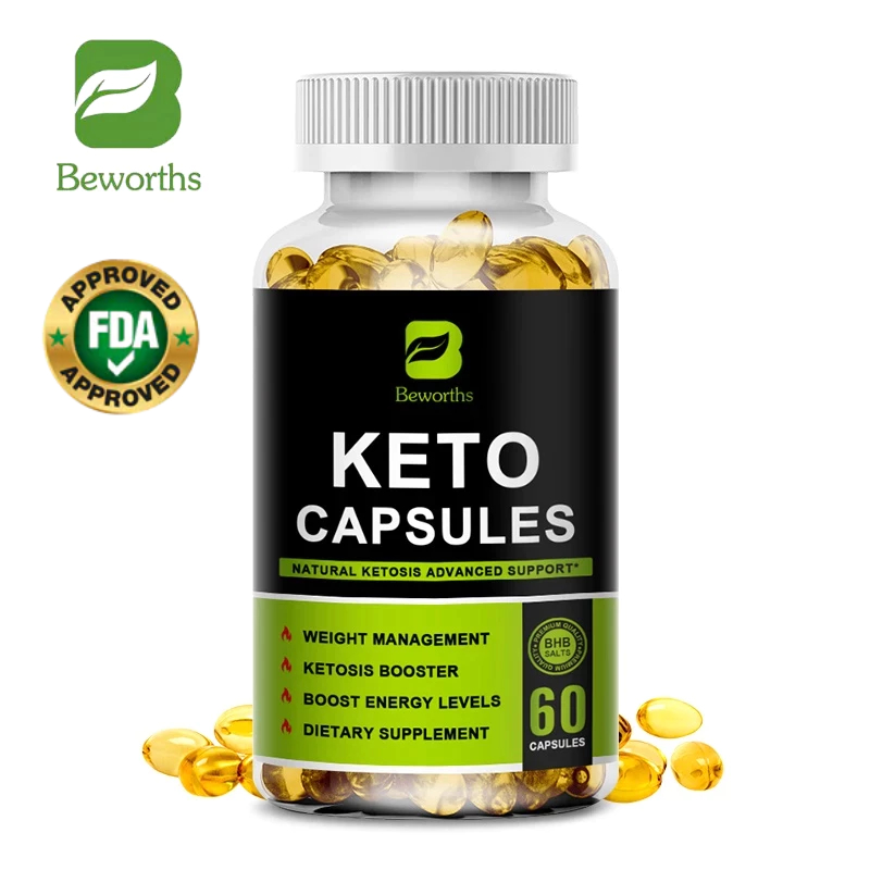 Beworths คีโต แคปซูลเผาผลาญไขมันหน้าท้อง ให้พลังงาน ลดน้ําหนัก เสริมสร้างภูมิคุ้มกัน ลดความอยากอาหาร สําหรับผู้ชาย และผู้หญิง ผลิตภัณฑ์ลดน้ําหนัก