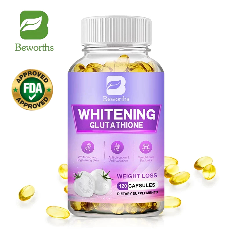 Beworths แคปซูลกลูต้ามะเขือเทศ ไวท์เทนนิ่ง ต่อต้านริ้วรอย ลดน้ําหนัก