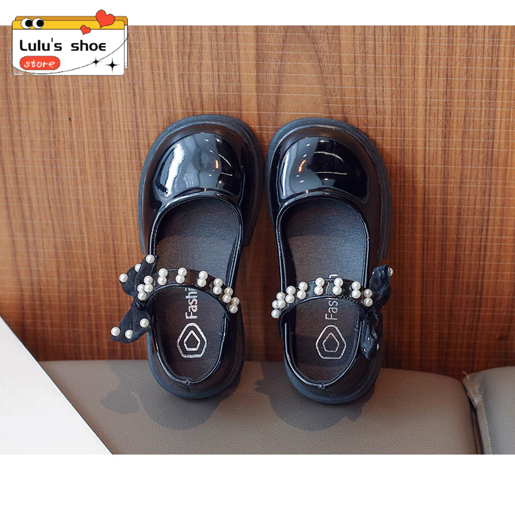 รองเท้าหนัง พื้นนิ่ม ประดับโบว์ น้ําหนักเบา สไตล์เจ้าหญิง สําหรับเด็กผู้หญิง อายุ 6-16 ปี - รูปที่ 6