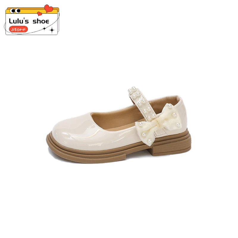รองเท้าหนัง พื้นนิ่ม ประดับโบว์ น้ําหนักเบา สไตล์เจ้าหญิง สําหรับเด็กผู้หญิง อายุ 6-16 ปี - รูปที่ 7