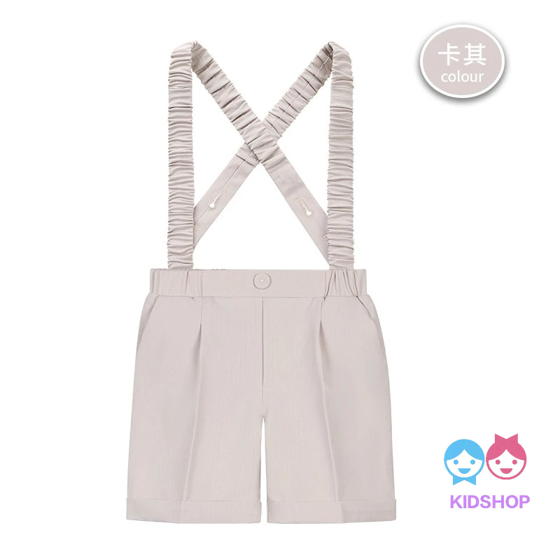 ฤดูร้อนสไตล์ใหม่เวอร์ชั่นเกาหลีกางเกงเด็กชายกางเกงขาสั้นลาย - รูปที่ 3