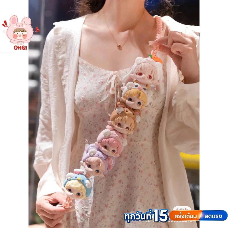 🚚ส่งภายใน 24 ชั่วโมง🚚 MIMIA Mijuan Slumber Party Phone Rope Blind Box สายคล้องคอ กล่องสุ่ม ลุ้น SECRET - รูปที่ 5