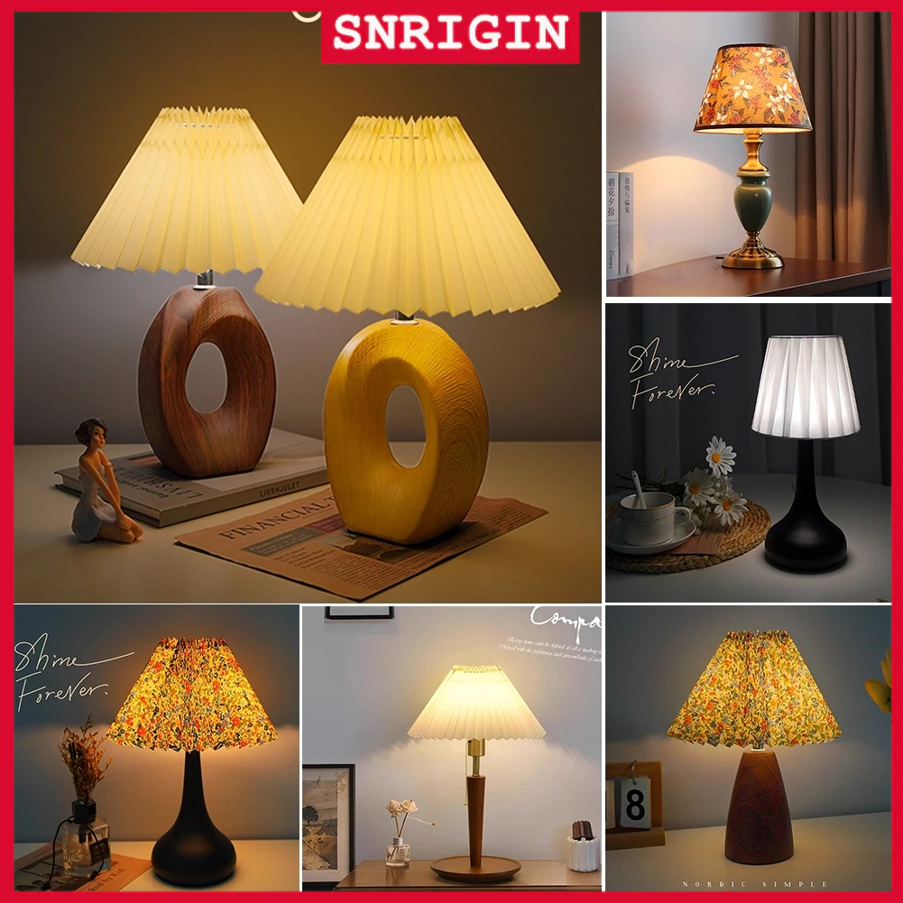 【จัดส่งในพื้นที่】SNRIGIN โคมไฟตั้งโต๊ะ LED สไตล์เรียบง่ายคุณภาพสูง ปุ่มควบคุม โคมไฟอ่านหนังสือ USB