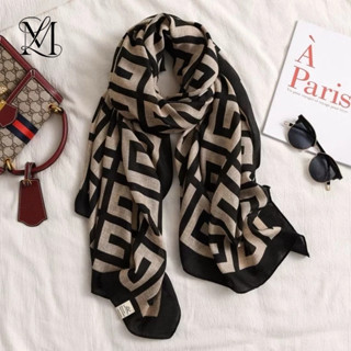 LOVOSME ผู้หญิงผ้าคลุมไหล่ผ้าฝ้าย Hijab แฟชั่นผ้าคลุมไหล่กว้…