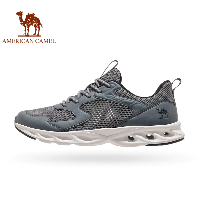 American Camel รองเท้าผ้าใบลำลองผู้ชาย ระบายอากาศได้ดี เบา และรองรับแรงกระแทก