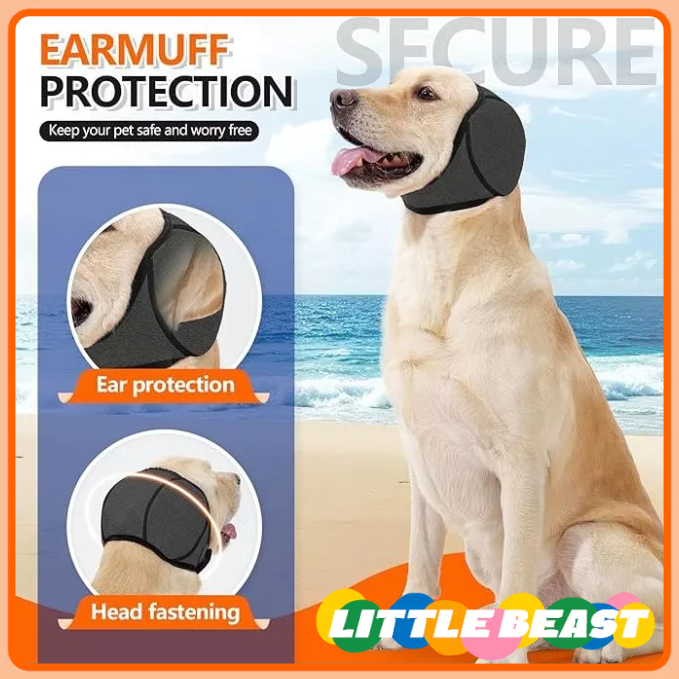ที่ปิดหูสุนัข No Shake Ear Wrap สำหรับ Hematoma | ปลอกคอคลุมหัว Calming Hoodie ป้องกันน้ํา Waterproof | สำหรับสุนัขกลัวเสียง ล้างขน ว่ายน้ํา