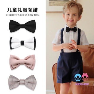 เด็กผูกโบว์ผูกอุปกรณ์เด็กแสดงเสื้อผ้าผูกโบว์หล่อสีทึบปกเครื่…