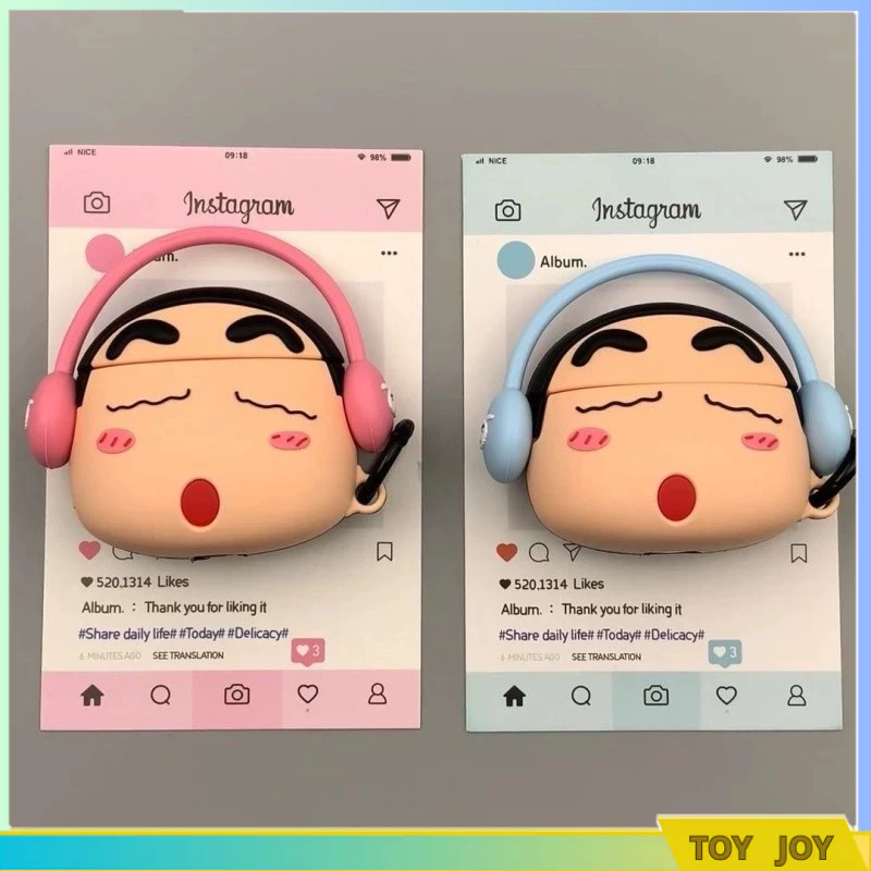 เครยอนชินจังบลูทูธไร้สายคุณภาพสูงหัวเว่ย VIVO แอปเปิ้ล OPPO หูฟังสากลเครื่องออกกำลังกายคู่