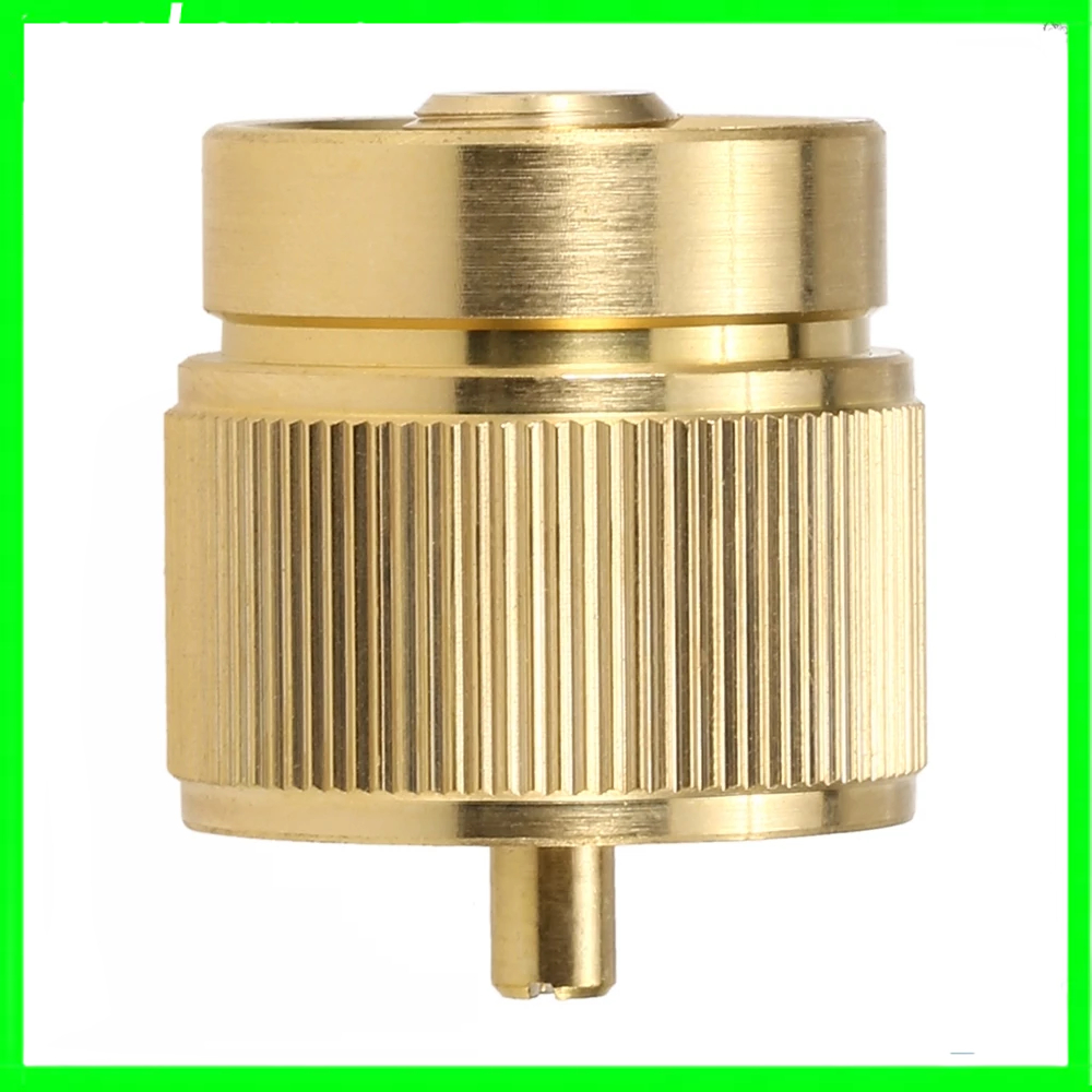 Propane Fuel Tank Adapter Lindal Valve Output Camping Stove Tank Convert MAPP Gas Tank Adapter 1 LB Cylinder Input