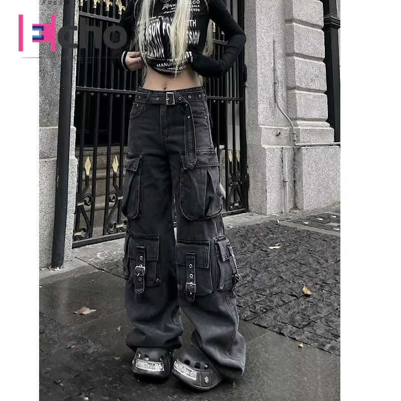 ฤดูใบไม้ผลิและฤดูใบไม้ร่วงเยาวชนกางเกงยีนส์หลวมสบายๆแฟชั่นอินเทรนด์