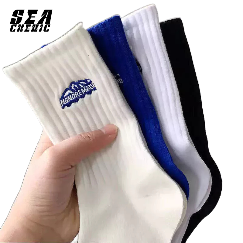 SEACHENIC ถุงเท้ากีฬาที่อบอุ่นสําหรับฤดูใบไม้ร่วงและฤดูหนาวคู่สไตล์เดียวกันสําหรับผู้ชายและผู้หญิง