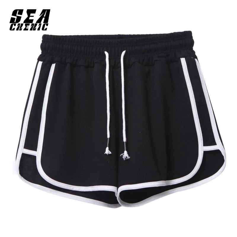 SEACHENIC กางเกงขาสั้นวิ่งเอวสูงขนาดบวก-กางเกงขาสั้นกีฬาระบายอากาศฤดูร้อนสำหรับผู้ชายและผู้หญิงที่มีการออกแบบขากว้าง